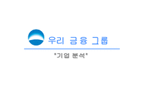 우리금융 그룹 기업분석-1