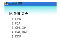 [국제물류] 인코텀즈 INCOTERMS 2010-11