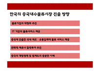 [국제운송론] 중국 물류시장의 현황-10