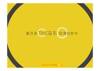 [마케팅] 홍진경의 `더 김치` 마케팅 사례 분석-1