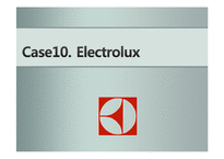 [국제경영] Case10. Electrolux 일렉트로룩스 사례-1