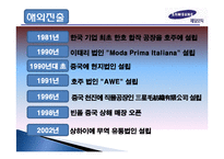 [국제마케팅] 제일모직 패션분야에서 해외성공사례조사-4