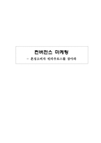 [마케팅] 컨버전스 마케팅-1