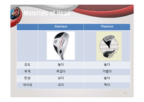 [디자인과 재료] Golf club 골프클럽, 골프채-14