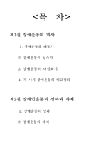 [장애인복지] 장애인권 운동-2