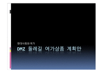DMZ 둘레길 여가 상품 계획안-1