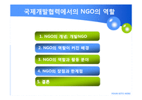 국제개발협력에서의 NGO의 역할-2