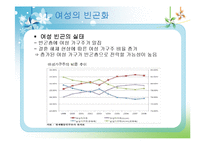 [여성복지론] 빈곤의 여성화, 그리고 공공부조 제도-5