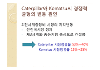 [국제경영] Caterpillar와 Komatsu의 경쟁전략 및 위기 대응과 시사점-12