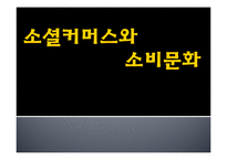 [소비자행동론] 소셜커머스와 소비문화-1
