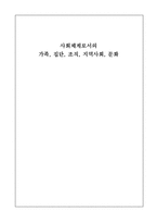 [사회학] 사회체계로서의 집단, 가족, 조직,지역사회 ,문화체계의 이해-1
