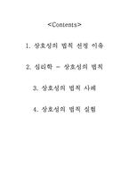 [심리학] 상호성의 법칙-2