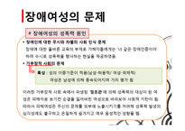 [여성복지] 장애여성의 현황, 사회문제 및 해결과제와 전망-6
