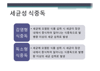 [식품위생학] 세균성 식중독의 이해-7