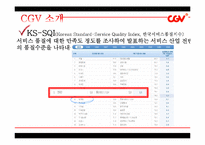 [경영학] CGV의 품질경영-5