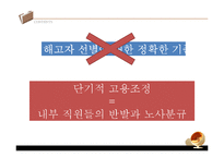 [조직행동론] 고용조절 모델-5