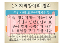 [특수교육] 지적장애의 분류, 원인, 특성 및 예방과 사정-4