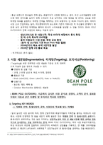 [마케팅] 마케팅 이론과 전략을 활용 한 BEAN POLE(빈폴)의 아웃도어 시장 진출과 실행계획-11