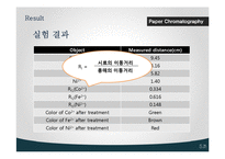Paper Chromatography 실험-9