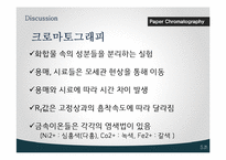 Paper Chromatography 실험-15
