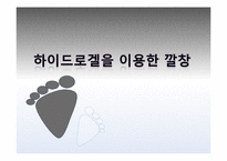 [화학공학] 하이드로겔을 이용한 깔창-1