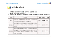 [사업계획서] 웰빙 다이어트 푸드 -휘트니스 클럽의 전문 트레이너와 영양사의 조언-13