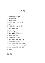 [문화정책론] 영화산업의 현황과 문제점-2