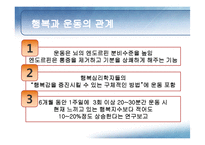 [행복심리학] 운동과 행복-5