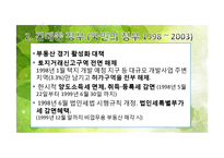 역대 정부의 부동산 정책 변천 -김영삼, 김대중, 노무현 정부-19
