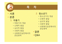 [인간발달] 아동기, 청소년기-2