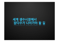 [경영학] 삼다수 국제시장 진출 방안-1