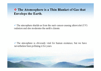 [환경화학] The Earth`s Atmosphere(영문)-2