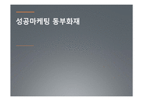 [경영학] 동부화재 성공마케팅 전략-1