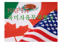 [경제학] NAFTA 북미자유무역협정-1