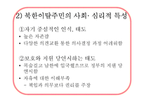 [사회복지] 북한이탈주민(새터민)에 대하여-12