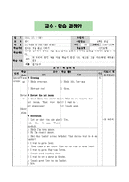 [교육학] 초등 6학년 영어 교수 학습 과정안-What do you want to do-6