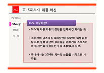 기아자동차 쏘울 SOUL 제품혁신전략,블루오션,마케팅전략분석-9