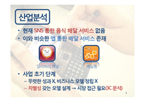 SNS를 이용한 음식주문배달서비스어플 어플리케이션 제작 기획서(사업계획서)-4