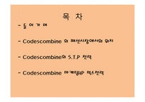 Codescombine 코데즈컴바인 마케팅전략 분석-1
