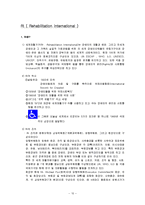 [장애인복지] UN산하기구와 NGO-10