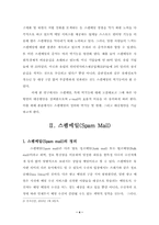 스팸 메일의 역기능과이에대한 다양한 대응 방안-4