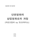 [영상문화] 단편영화의 상업영화로의 과정-1