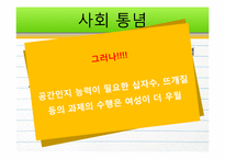 [발달심리학] 공간 지각, 인지 능력 의 성차 찬성과 반대 연구들-8