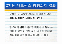 [발달심리학] 공간 지각, 인지 능력 의 성차 찬성과 반대 연구들-13