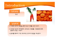 [식품공학 및 실험] 당근의 건조-3