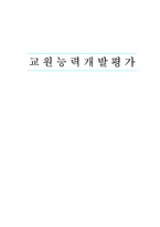 [정책학] 교원능력개발평가-1