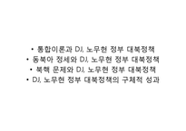 국민의 정부, 참여정부의 대북정책-3
