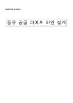 유체역학 설계-등유공급파이프라인-1