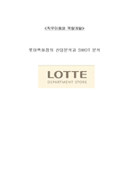 [경영학] 롯데백화점의 산업분석과 SWOT 분석-1