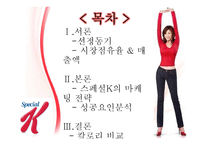 [마케팅] 스페셜 K 마케팅 성공 전략-3